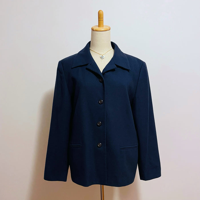 Vintage Pendleton Navy Wool Coat