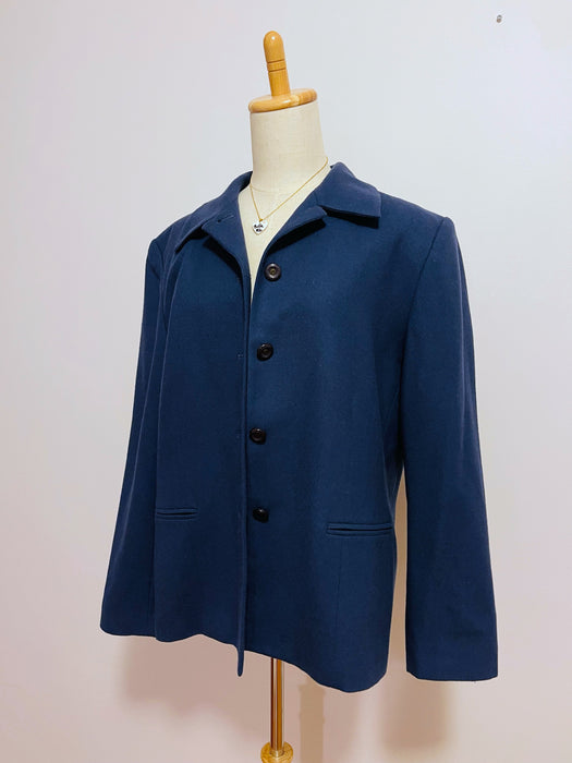 Vintage Pendleton Navy Wool Coat